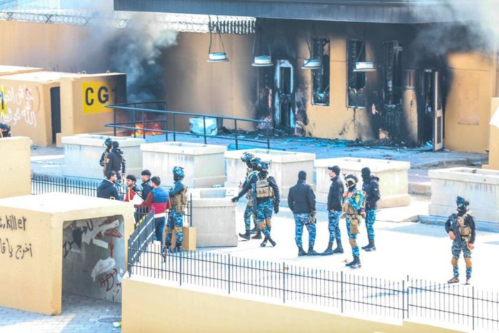 L'ambassade des Etats-Unis en Irak visé par une attaque aux roquettes L'ambassade des Etats-Unis en Irak visé par une attaque aux roquettes