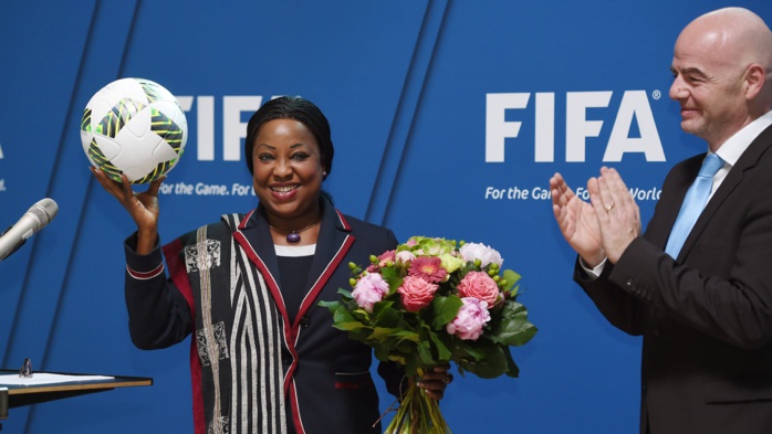 Fatouma Samoura suite à sa visite à Génération Foot : « Je partagerai toute cette revue avec Gianni Infantino »