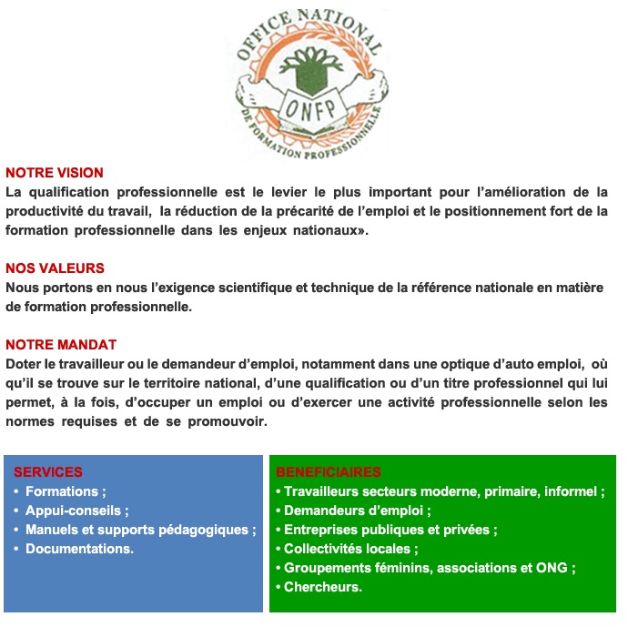 Office National de Formation Professionnelle