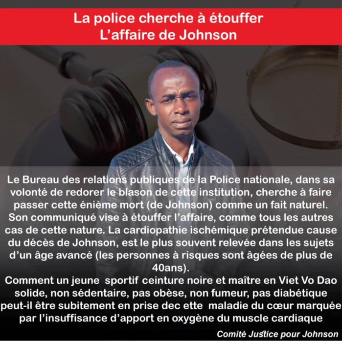 L’affaire Abdel Kader Johnson : Le droit de savoir ! L’affaire Abdel Kader Johnson : Le droit de savoir !