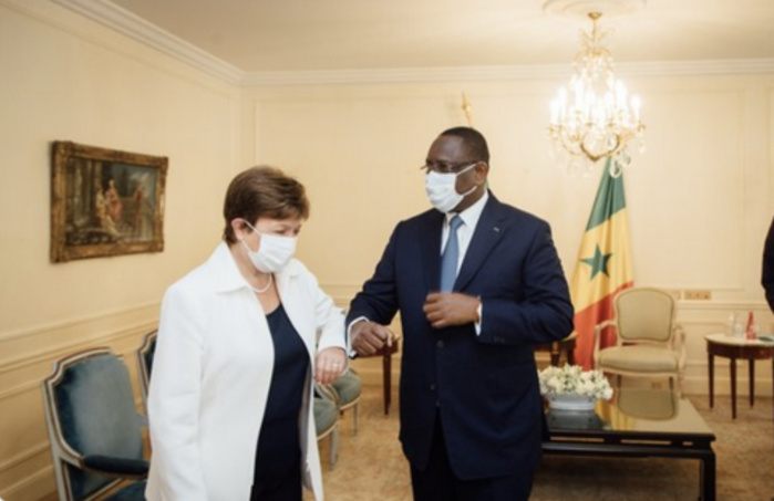 Sommet sur le financement des économies africaines : Macky Sall reçoit le Président égyptien, la Directrice du FMI et Makhtar Diop de la BM en audience.