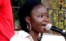 Shula Ndiaye en conférence de presse, lundi