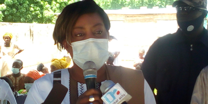 Maïmouna Cissokho (DG Agence de la case des tout-petits) à Kolda