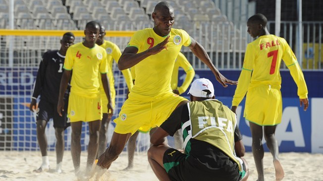Mondial Beach Soccer : Ukraine première victime des lions  d'une cou