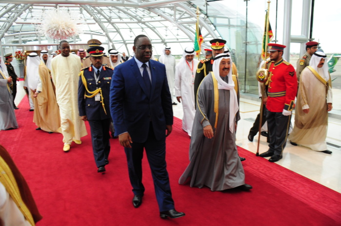 Macky Sall est arrivé à Koweit City