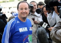 François Hollande soutient les Bleus