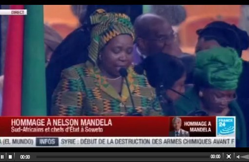 REGARDEZ. Le direct de la cérémonie d'hommage à Mandela