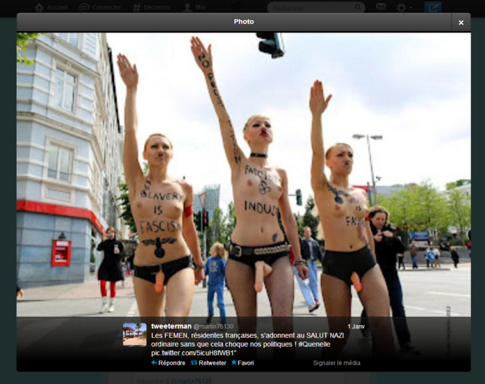 Quand les Femen font le salut nazi, que fait la LICrA ? Quand les Femen font le salut nazi, que fait la LICrA ?