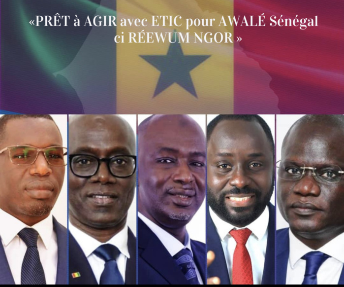 Législatives 2022 : La coalition AAR SÉNÉGAL a désigné sa tête de liste