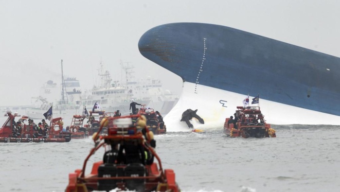 Corée du Sud: naufrage d’un ferry avec environ 470 passagers