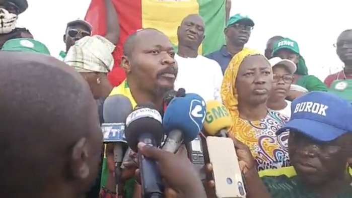 Caravane de casserole : Les engagements de Guy Marius Sagna envers les forces de défense et de sécurité.