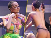 Lady Gaga : sur scène, elle montre tout !