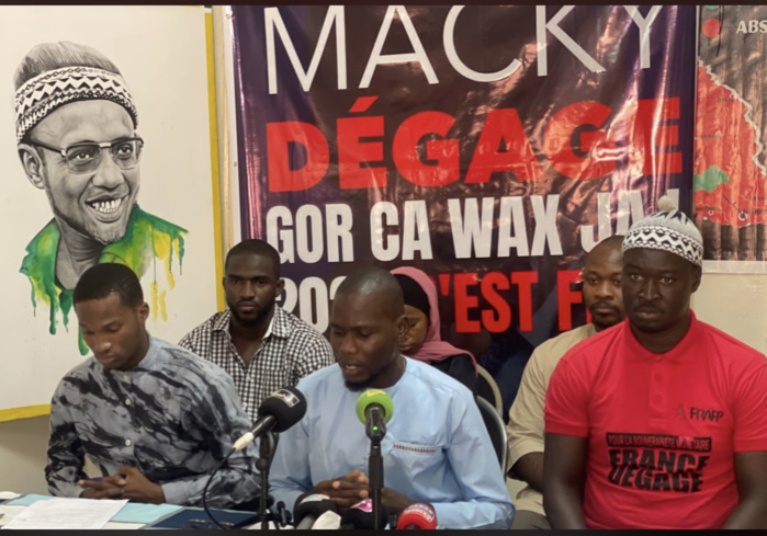 Vie sociopolitique : le Frapp lance la campagne "Macky dégage ! Gor ca wax! 2024 c'est fini !"