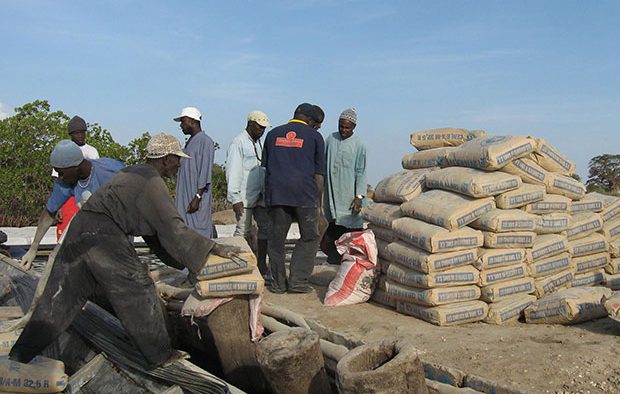 Saint-Louis / CRD sur du ciment: la tonne à 79.000 F CFA, 80.000 F CFA à Dagana et 82.000 F CFA à Podor