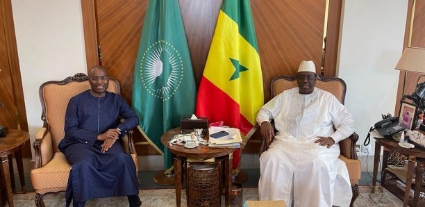 Retrouvailles entre Macky Sall et son ex ministre de l'Economie, Amadou Hott…