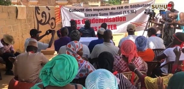 SÉBIKOTANE : RETOUR DE PARQUET POUR LES 25 MEMBRES DU COLLECTIF DES IMPACTÉS DU TER