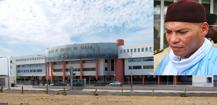 Karim Wade vient d’entrer au palais de Justice Karim Wade vient d’entrer au palais de Justice