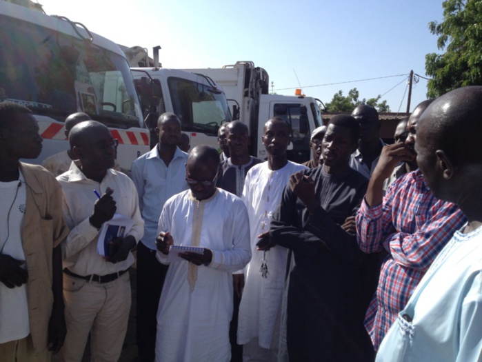 Thiès- Visite à la Voirie Municipale : Talla Sylla prend contact avec ses agents