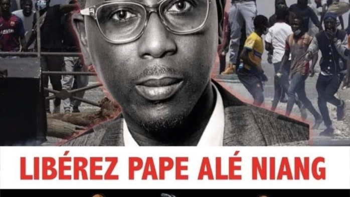 Maison de la Presse : Journalistes et techniciens en sit-in pour libérer Pape Alé Niang Maison de la Presse : Journalistes et techniciens en sit-in pour libérer Pape Alé Niang