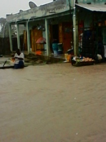 Neuf (9) concessions détruites par des eaux de pluies à Djembering…