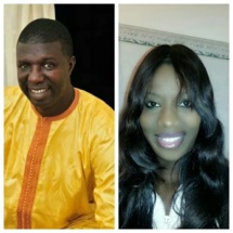 Fallou Dieng donne la main de sa fille Fallou Dieng donne la main de sa fille