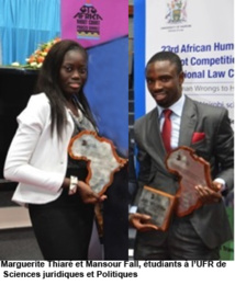 L'UGB remporte le Concours africain du procés simulé sur les droits de l'homme