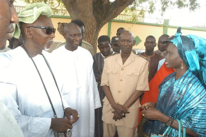 Visite des chantiers des cases des tout petits à Tawfekh et Keur Nganda fiefs du Khalif général des mourides