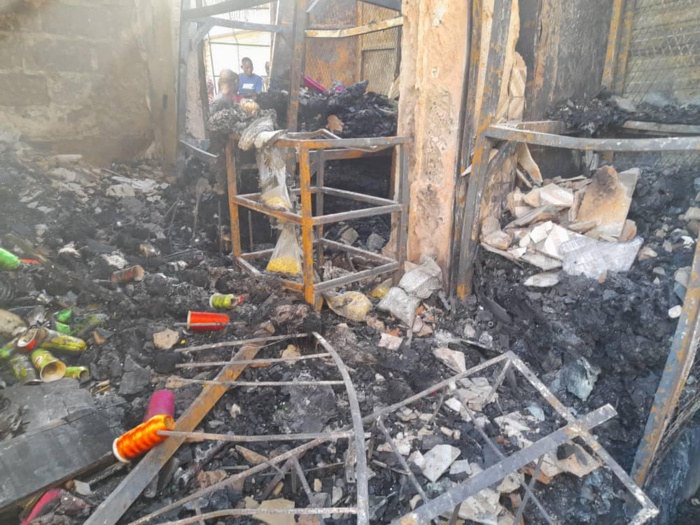 Incendie au marché Ocass : Un présumé pyromane arrêté et déféré au Parquet