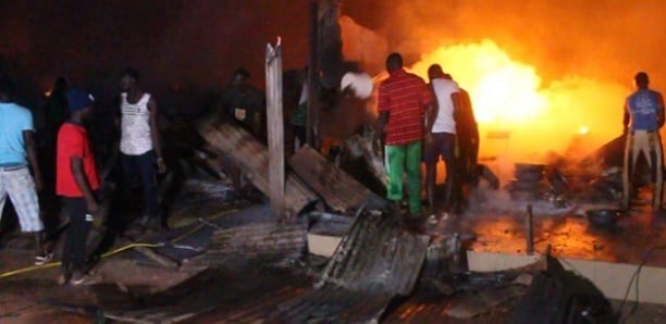 Diamniadio : un violent incendie ravage le dépôt d’une usine
