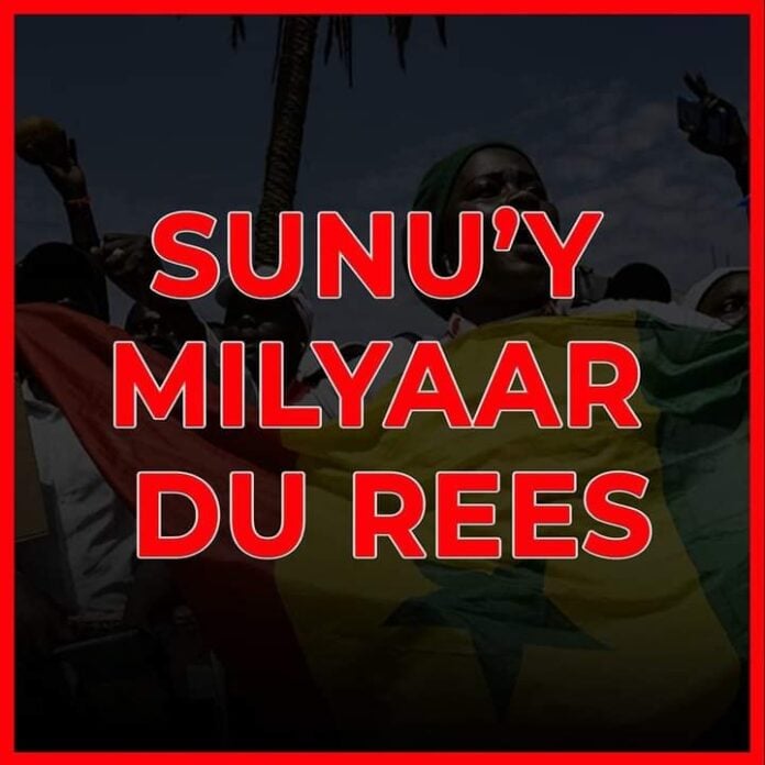 Fonds covid : Le collectif « sunu’y milliards du ress » annonce une plainte collective
