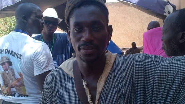 Pape N'diaye Thiopet dans les champs de Khelcom