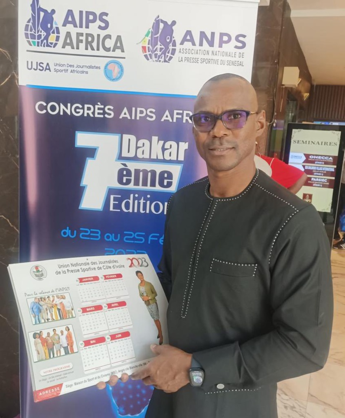 Abdoulaye Thiam, élu président de l'AIPS-Afrique