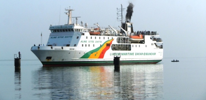 Liaison maritime Dakar -Ziguinchor : Le Bateau Aline Sitoe Diatta suspend ses rotations à partir de ce 20 mars Liaison maritime Dakar -Ziguinchor : Le Bateau Aline Sitoe Diatta suspend ses rotations à partir de ce 20 mars