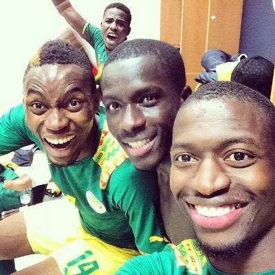 Apres leur victoire contre l’Egypte, les lions s’éclatent sur la toile