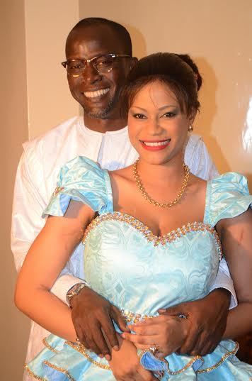 Yakham Mbaye en compagnie de sa nouvelle épouse Samira Coulibaly