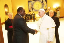 Vatican : Macky Sall reçu en audience par le Pape François Vatican : Macky Sall reçu en audience par le Pape François