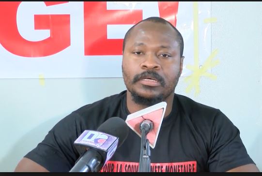 Guy Marius Sagna dénonce l’arrestation du délégué général adjoint du Frapp Guy Marius Sagna dénonce l’arrestation du délégué général adjoint du Frapp