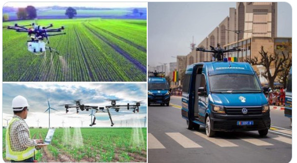 Drones lanceurs de lacrymogènes : « Pour la répression policière ? » (Seydi Gassama)