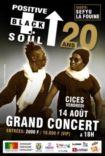 Conférence de presse du Positive Black Soul, vendredi Conférence de presse du Positive Black Soul, vendredi