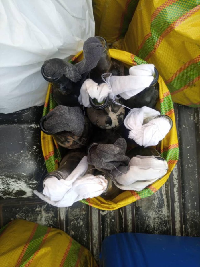Malika : 4 personnes arrêtées, dont un marabout avec des cocktail Molotov Malika : 4 personnes arrêtées, dont un marabout avec des cocktail Molotov