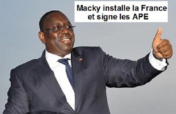 Le Sénégal a besoin de 575 milliards pour "faire face aux APE"