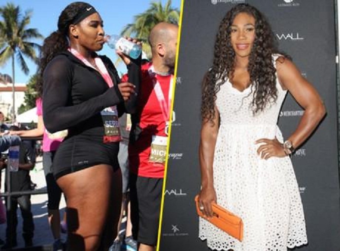 Serena Williams : gros bras et petite robe blanche...