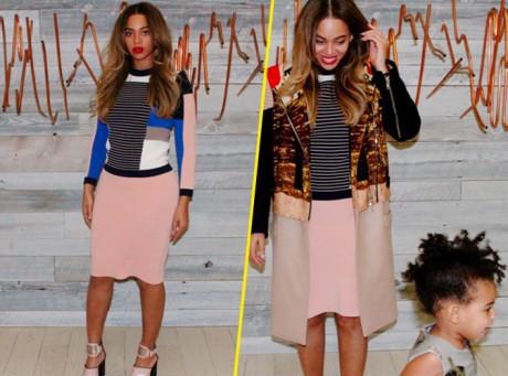 Beyoncé : Blue Ivy n'est jamais loin de ses shootings !