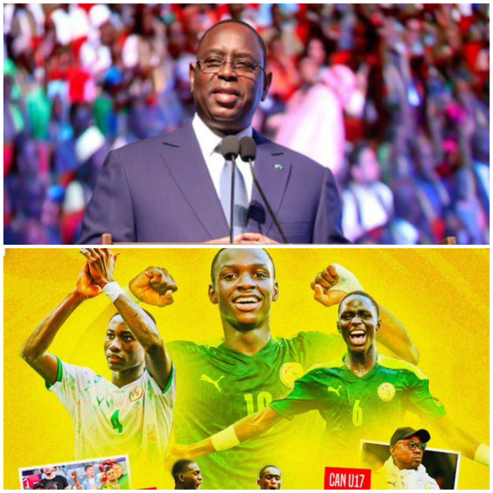 "Une CAN de football de plus dans l’escarcelle du Sénégal !", jubile le Président Macky Sall "Une CAN de football de plus dans l’escarcelle du Sénégal !", jubile le Président Macky Sall