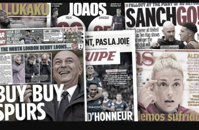 Daniel Levy est prêt à vendre Tottenham, MU veut se débarrasser de Jadon Sancho Daniel Levy est prêt à vendre Tottenham, MU veut se débarrasser de Jadon Sancho