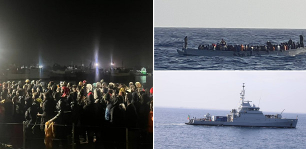 Émigration irrégulière: 3 pirogues interceptées par la Marine nationale