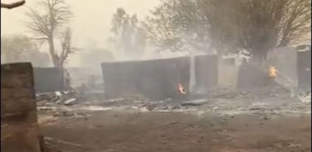 Kaffrine : un incendie ravage une concession et des vivres à Tague
