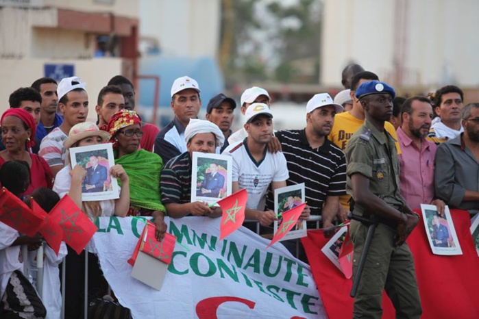 Arrivée de Mohamed VI hier à Dakar en image(Photos) Arrivée de Mohamed VI hier à Dakar en image(Photos)