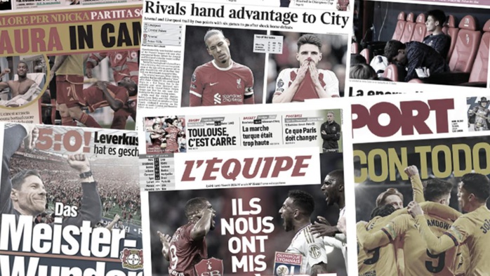 L’Europe s’incline devant le sacre historique du Bayer Leverkusen, l’Espagne met une pression monstrueuse à Mbappé L’Europe s’incline devant le sacre historique du Bayer Leverkusen, l’Espagne met une pression monstrueuse à Mbappé