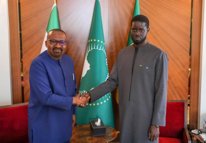 Palais: Le vice-président de la Sierra Leone, Mohamed Juldeh Jalloh reçu par le Président Diomaye Faye